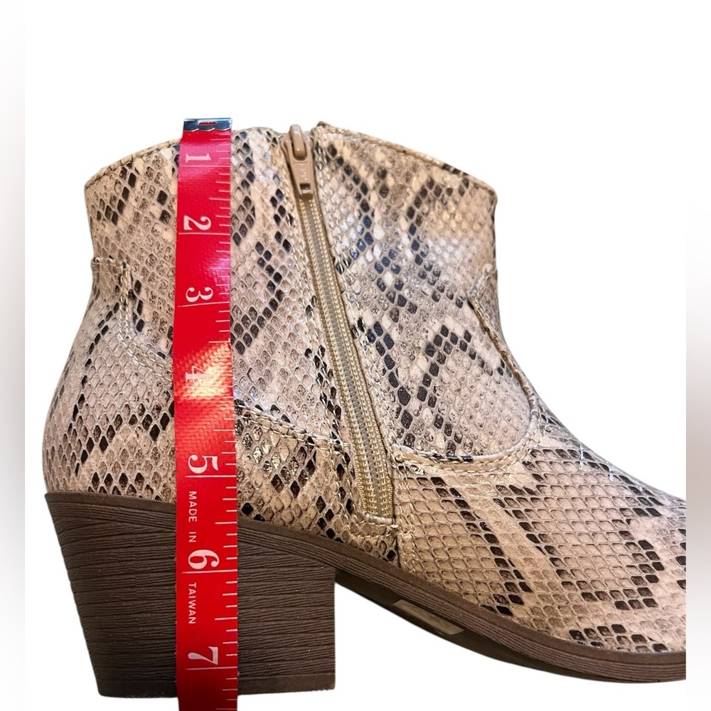 Snakeskin Ankle Boots - Picture 5 of 7